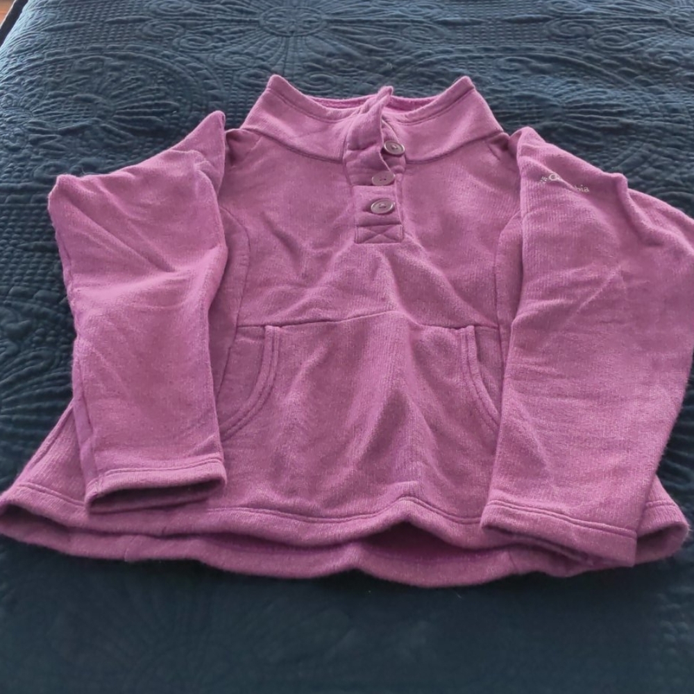 Ladies Columbia Button Front Sweatshirt - image 1
